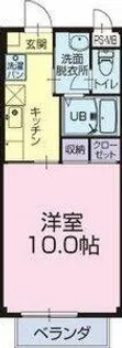 プランドールハイツ【1階】の間取り