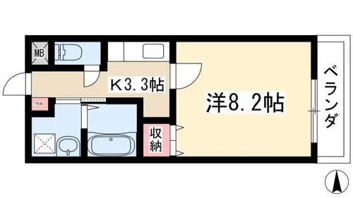 横峯ヒルズ【2階】の間取り