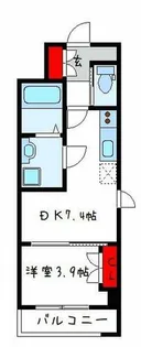 FLATS MINAGUCHI【6階】の間取り