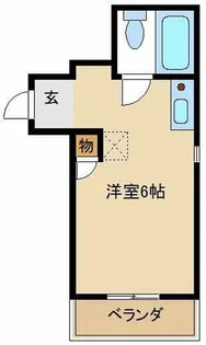 エスカーラ植田【3D号室】の間取り