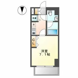 カレント今池【8階】の間取り