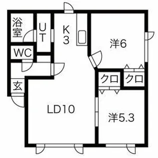 フォレスト31【201号室】の間取り