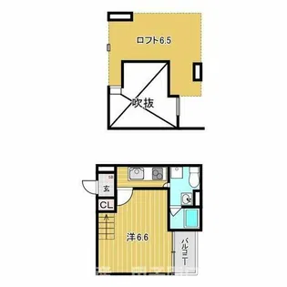 maison de aurore西宮【1階】の間取り