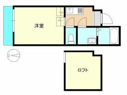 コンフォーレ園部【1階】の間取り