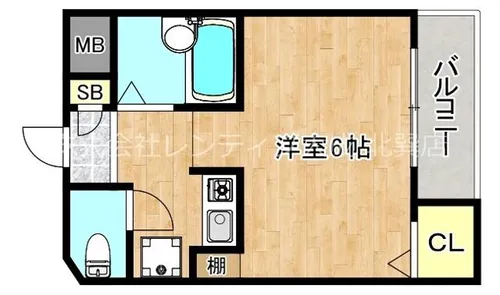 ハレクラニ小路【4階】の間取り