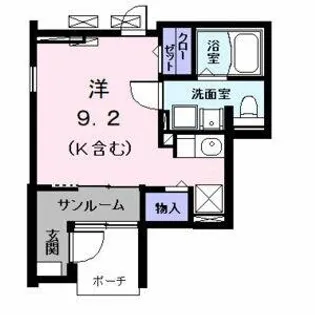 ブランメゾン【101号室】の間取り