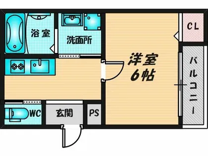 BLANC COURT NAGASE【2階】の間取り