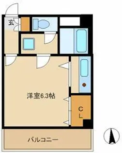 兵庫県尼崎市塚口町1丁目【マンション】の間取り