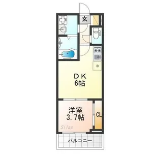 レア・オハナ山科【2階】の間取り