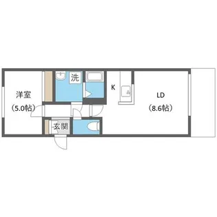 フェアモント山の手【4階】の間取り
