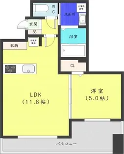 エクレール【13階】の間取り