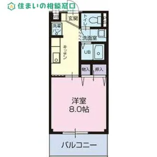 愛知県岡崎市天白町字吉原【アパート】の間取り