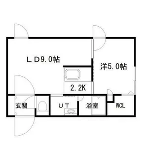 北海道札幌市西区発寒十条5丁目【マンション】の間取り