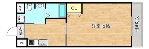 大阪府大阪市城東区関目6丁目【マンション】の間取り