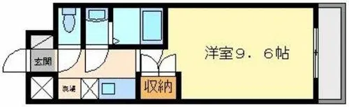サンエスパシオ美園【9階】の間取り