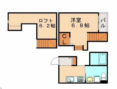 コンフォーティア【1階】の間取り