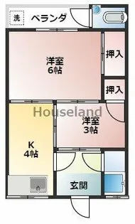 小豆島アパート【1階】の間取り