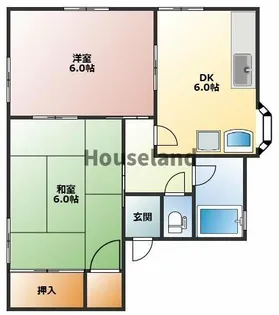 メゾンフェリス金池I【1階】の間取り