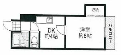 井上マンション【5階】の間取り