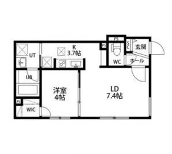 グランドサクセスピスタ【2階】の間取り