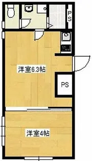 ラムールすみれ【2階】の間取り