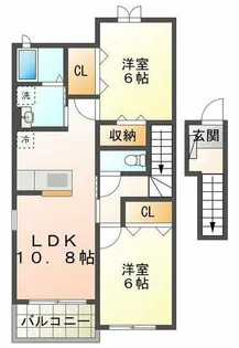 ドミール5【2階】の間取り
