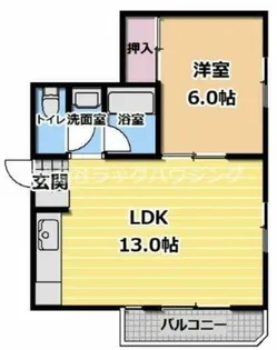 東洋プラザしろきた【1階】の間取り