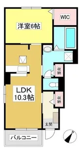 シャルム【1階】の間取り