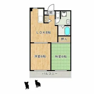 セントエルモ高石【5階】の間取り