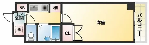 リファインハイツナカモト【3階】の間取り