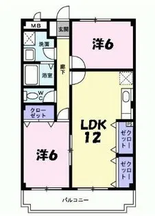 セントハイム【2階】の間取り