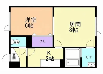 サウス35【102号室】の間取り