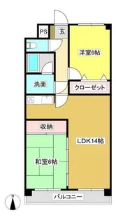 ベガコート【703号室】の間取り