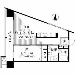 レジディア東桜Ⅱ【8階】の間取り