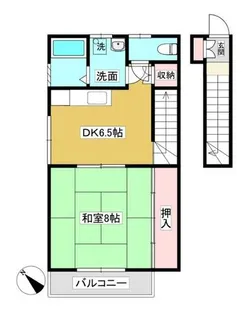 たちばな荘【202号室】の間取り