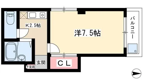 マイシャンポール【4階】の間取り