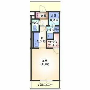 ウインドローズ【3階】の間取り