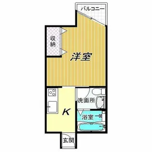 山口ビル【5階】の間取り