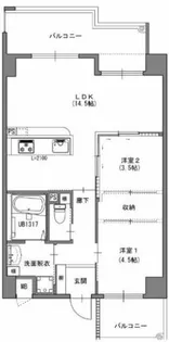 GOスギモト【4階】の間取り