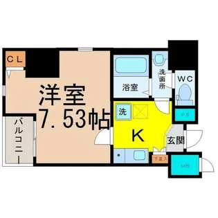 アルテミス平和【2階】の間取り