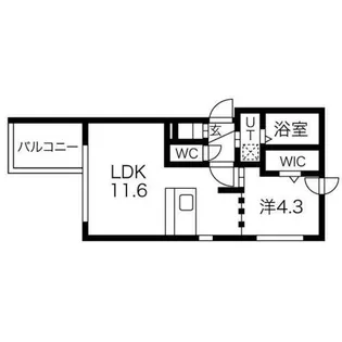 オレンジレジデンス資生館A棟【3階】の間取り