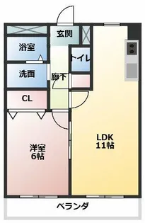 アゼリアガーデン 北館【2階】の間取り