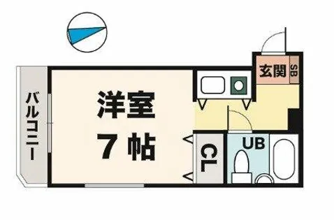 ジュネス福田【1階】の間取り