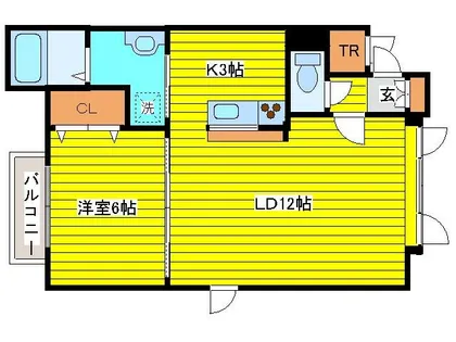 ロイヤルスターN28【201号室】の間取り