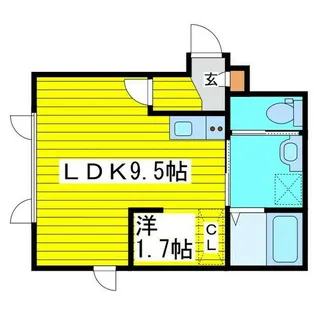 NIPPO Core N23【205号室】の間取り