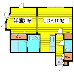 ライツェント27【103号室】の間取り