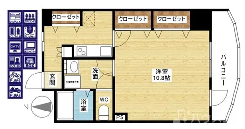 ドイマンション【4階】の間取り