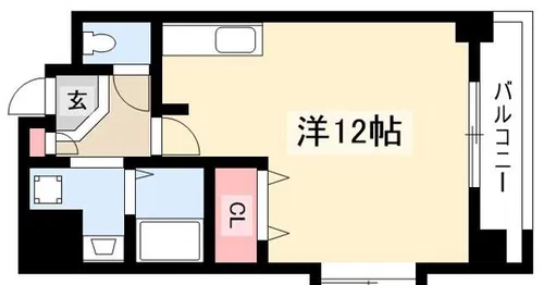 The 金山1107【2階】の間取り