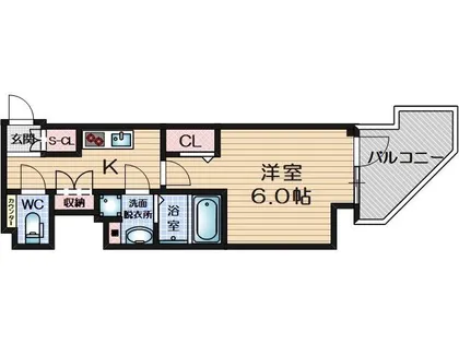 大阪府吹田市岸部南1丁目【マンション】の間取り