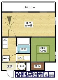 グランメゾンイマス塚本【8階】の間取り